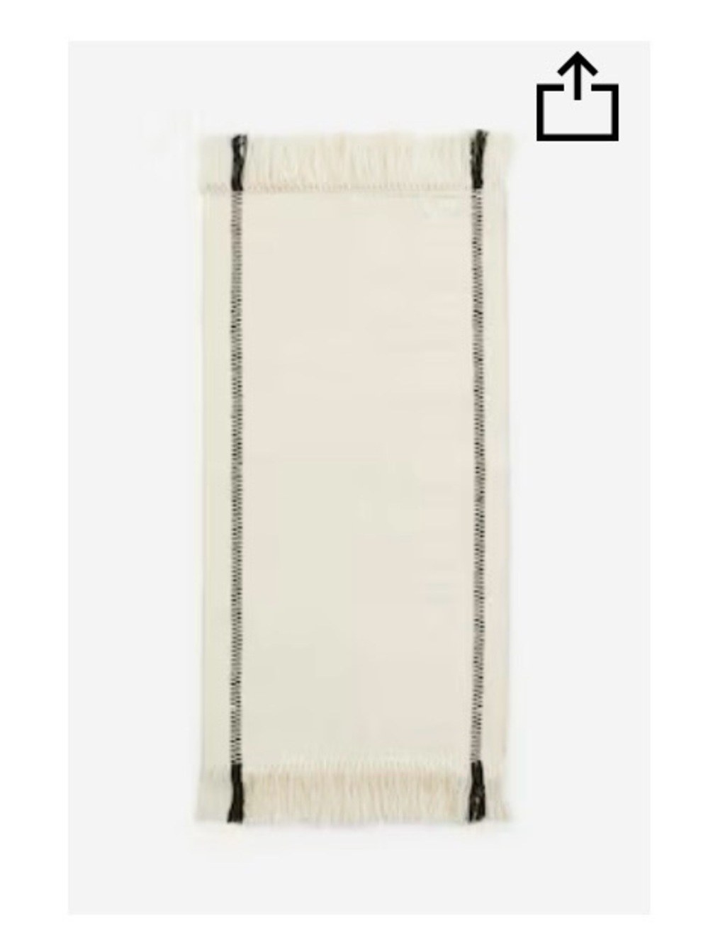 H&M
FLAT WEAVE WOOL RUG